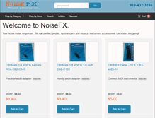 Tablet Screenshot of noisefx.com